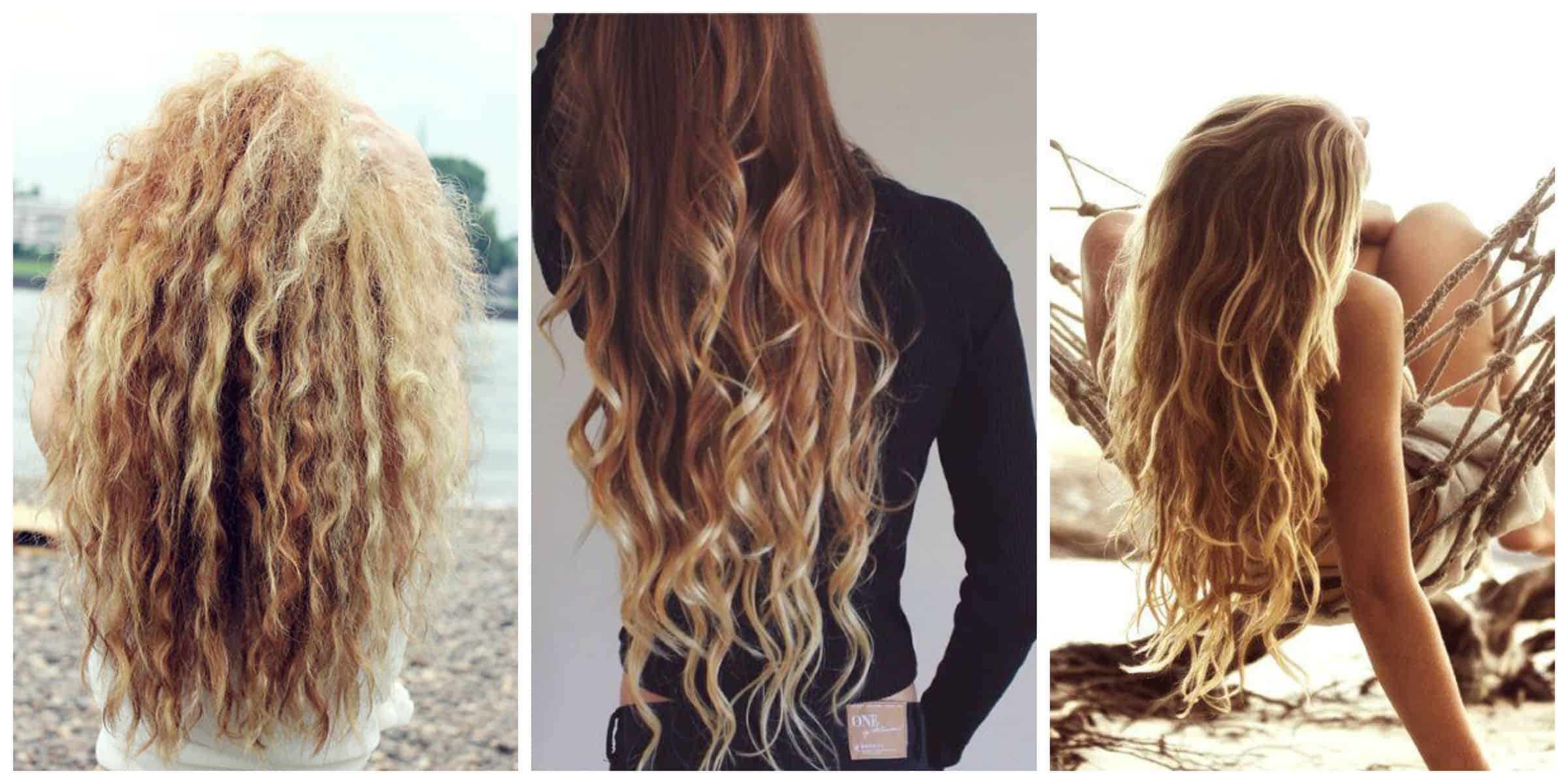 Beachy waves hairstyle